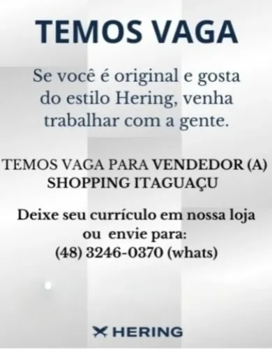 Vendedor inicio imediato