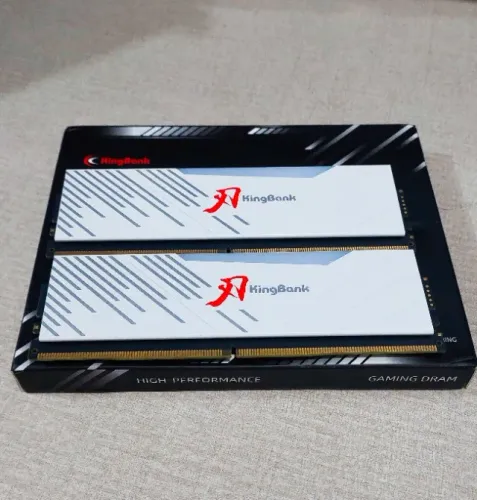 Memória ddr5 kingbank 32gb 2x16gb 6400mhz