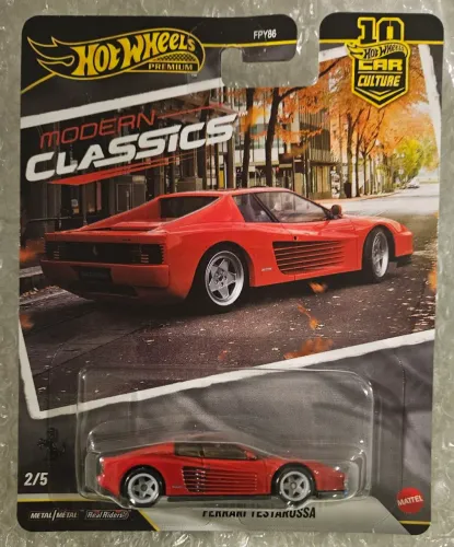 Hot wheels testarossa premium