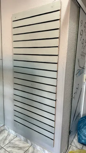 Painel Canelado Cinza 275 largura x183 altura 