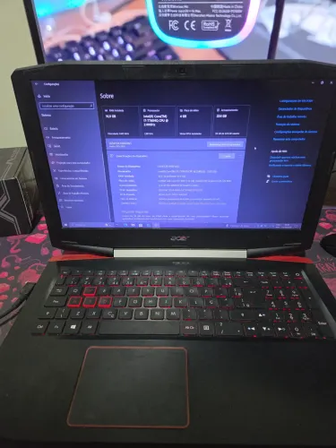 Notebook Gamer Acer aspire vx 5