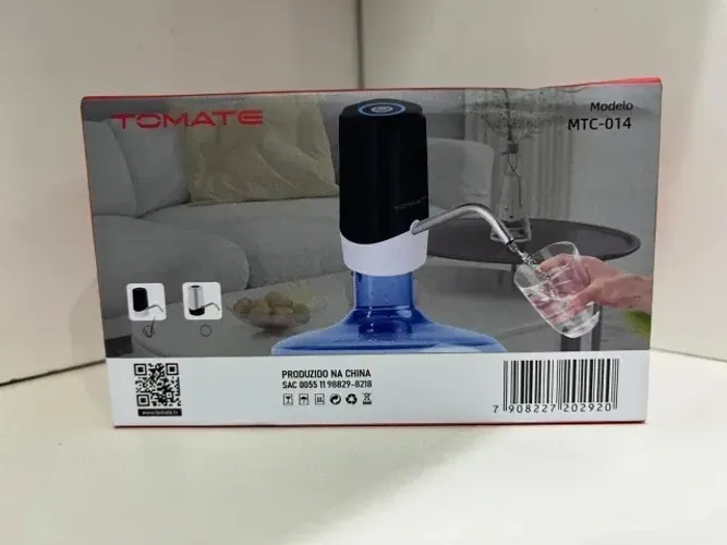 Bomba para Galão de Água, Bomba Elétrica Recarregável - TOMATE -Loja Coimbra COmputadores
