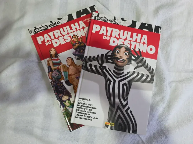 Hq Patrulha do Destino Volumes 1 e 2 Young Animal Panini