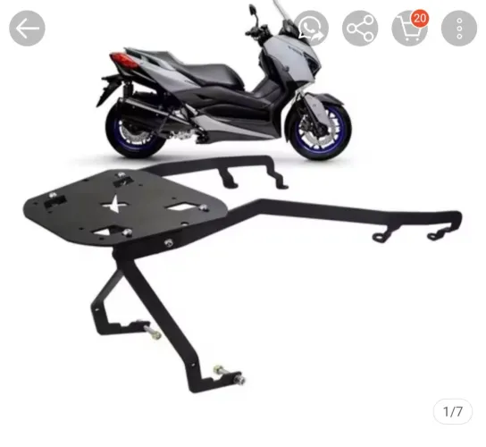 Suporte bagageiro baú Yamaha Xmax