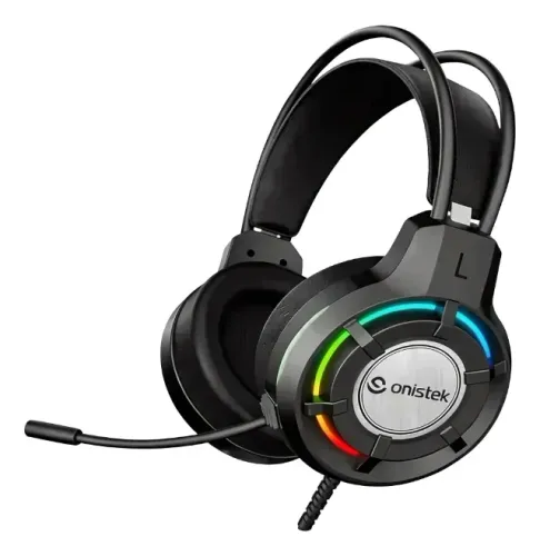 Fone De Ouvido Headset Gamer Rgb Microfone Pc Notebook Usb