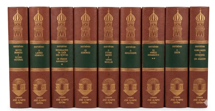 Coleção Obras completas e ilustradas de Dostoiévski - 9 volumes