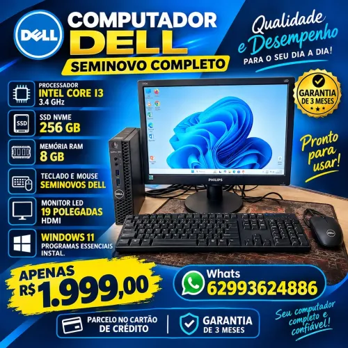 Computador dell Seminovo com Garantia 
