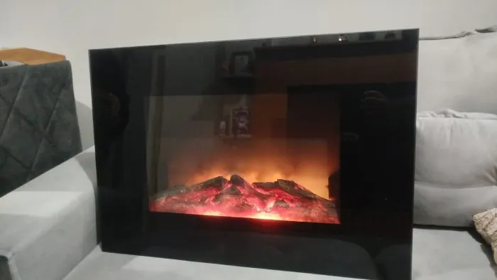 Lareira elétrica 220wats com controle remoto