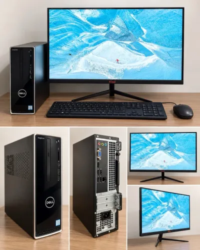 PC COMPLETO + MONITOR 27 NOVO NA CAIXA