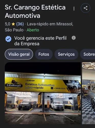Vendo estética automotiva (não é o imóvel)