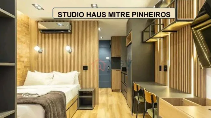Studio pronto para morar à venda em Pinheiros Excelente localização