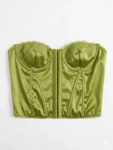 Corset verde Tam U usado