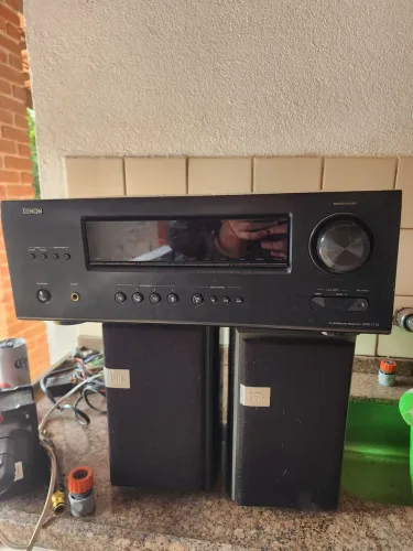 Hometheater completo - Denon 1712 | kit JBL Balboa (bookshelfs e subwoofer)