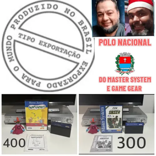 Jogos Master System Tectoy CIB