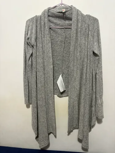 Cardigan cinza novo P 