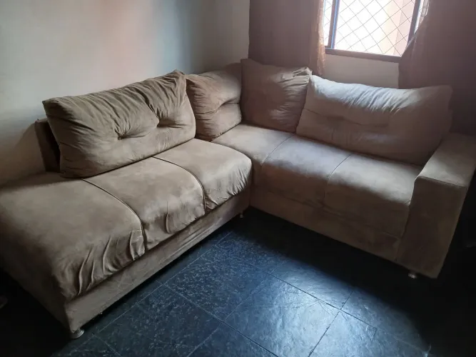 Sofá de canto 6 lugares