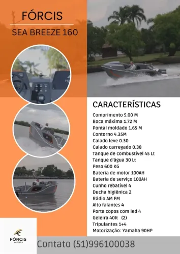 LANCHA SEA BREEZE 160