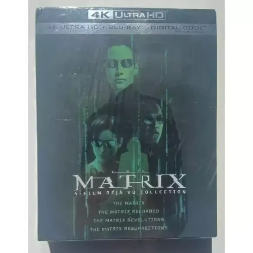 4K/Blu-ray Matrix, The 4-Film Déjà vu Collection sem PT/BR Lacrado