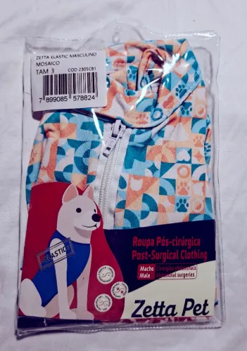 Roupa cirúrgica para pet 