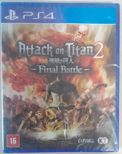Attack on Titan 2 Final Battle Ps4 Mídia Física Novo Lacrado