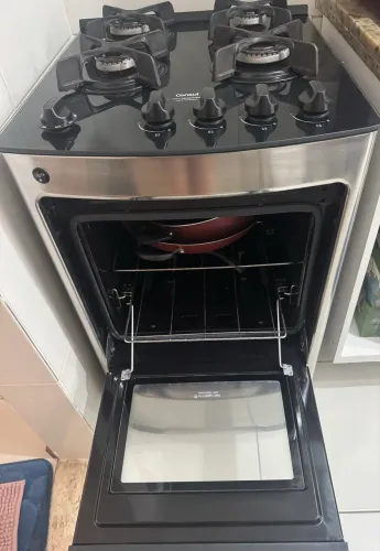 Fogão Cônsul,mesa de vidro semi-novo.