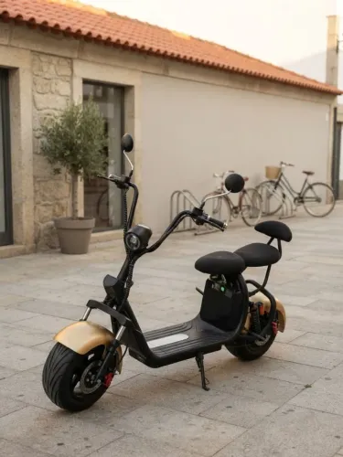 Scooter eletrica chega até 60km por h