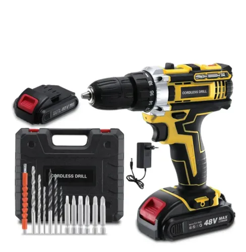 Furadeira Parafusadeira 48v Dupla Velocidade Torque Ajustável- * contato
