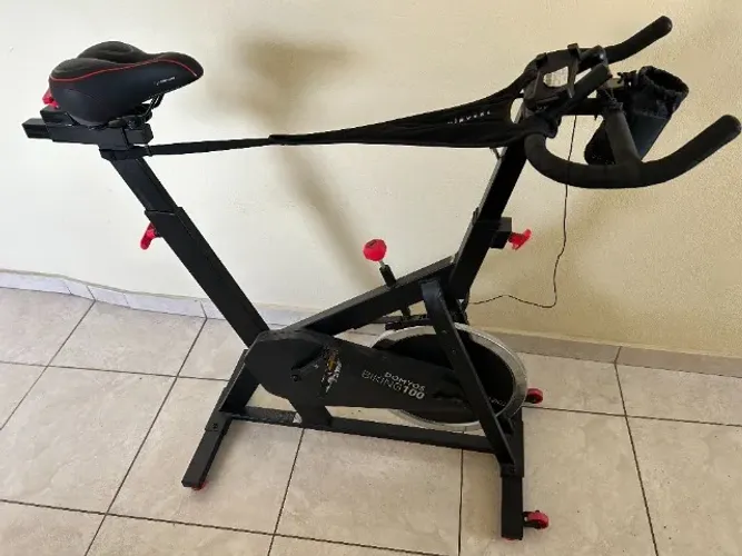 Bicicleta Spinning Domyos Biking 100 Ergométrica Decathlon