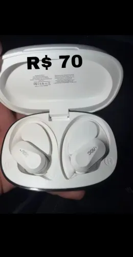Fone bluetooth AOC Branco R$ 70