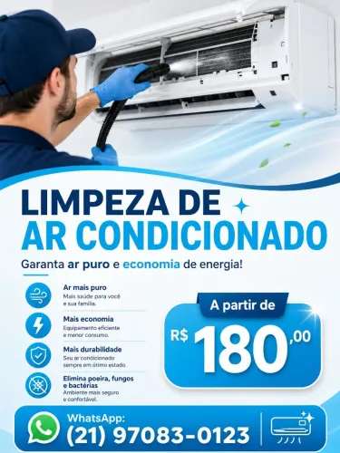 Limpeza de ar condicionado 