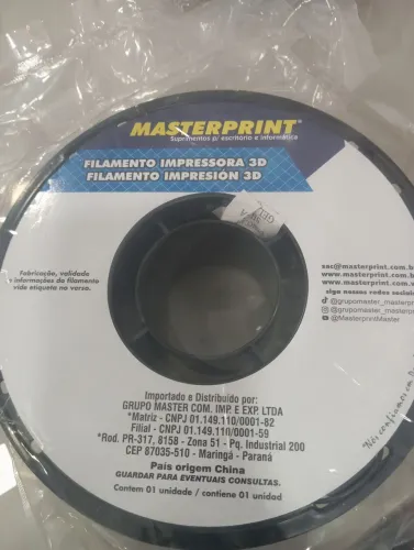 Filamento Impressora 3D 1k PLA 1.75mm HYPER SPEED PRETO