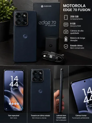 MOTOROLA EDGE 70 FUSION 258GB 8 RAM ESTADO:BEM CONSERVADO 