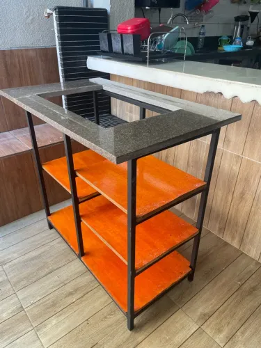 Estrutura para cook top armário + pedra
