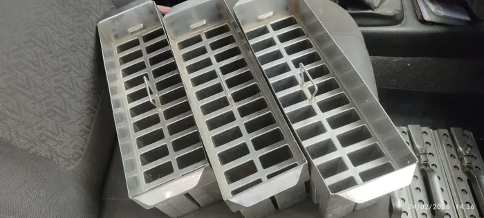 Forma inox de picolé 22 cavidades + EXTRATORES"LEIA TUDO"