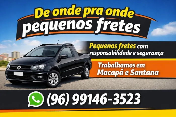 Pequenos Fretes De onde pra onde.
