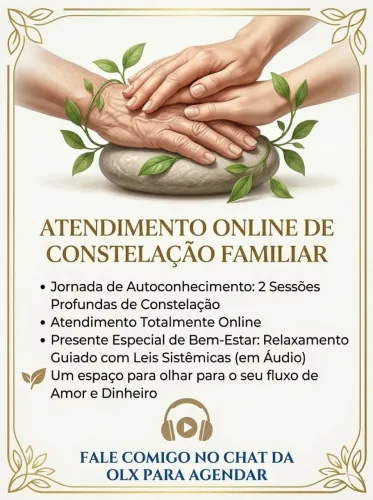 Atendimento de Constelação Familiar Sistêmica - 100% Online