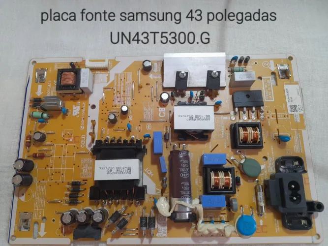 Placa fonte samsung 43 polegadas 
