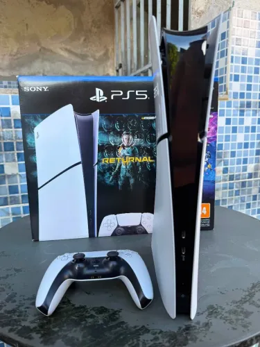 Ps5 slim mídia digital 1Tb com Caixa