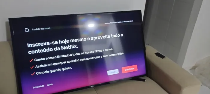 TV Smart Samsung 50 / Para retirada de peças