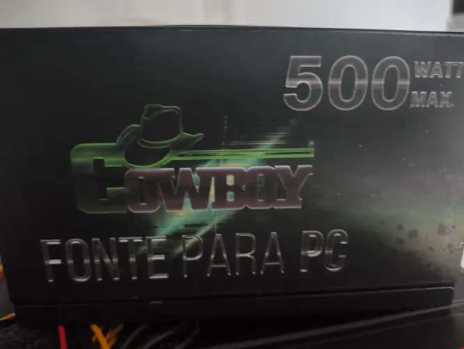 FONTE GAMER 500W 2 MESES DE USO