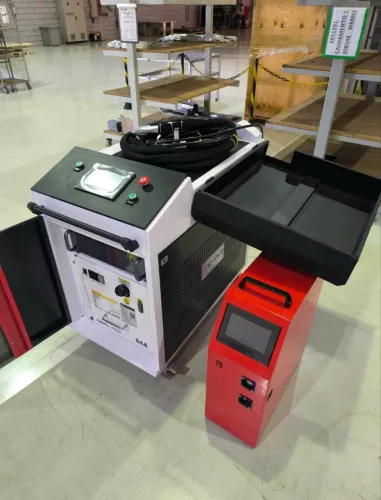 Máquina de solda laser fonte Max duplo arame 