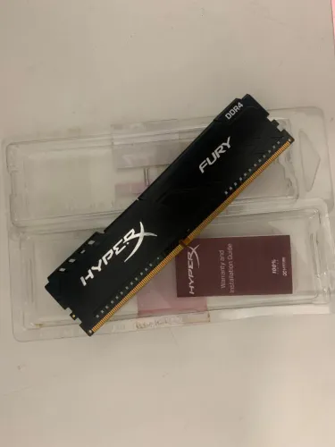 Memória RAM HyperX Fury, 8GB, 2400MHz, DDR4, CL15, Preto