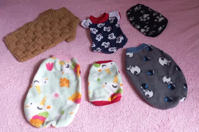 Roupas bo soft, tricô e vestidos forrados