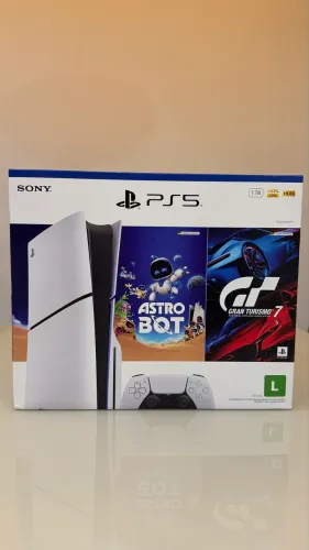 PlayStation 5 Ps5 Lacrado Slim 1TB mídia física 