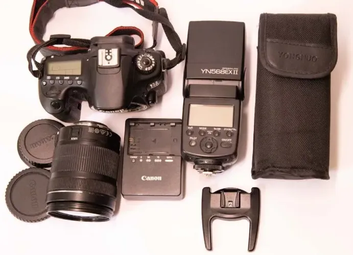 Camera canon 60D + Acessoros