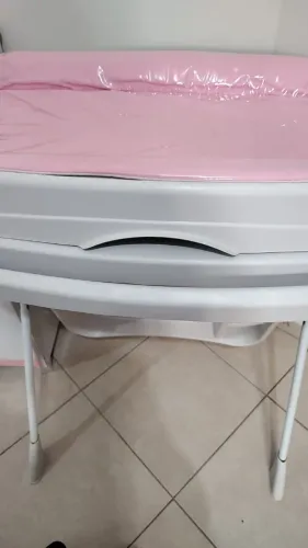 Banheira com trocador 