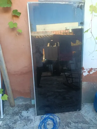 Vidros de blindex usados