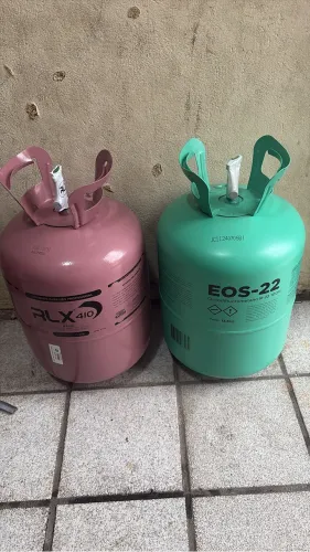 Gás R22 e 410A LACRADOS
