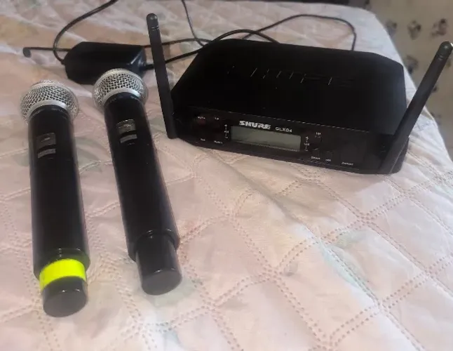 MICROFONE SHURE GLXD4 DUPLO KIT