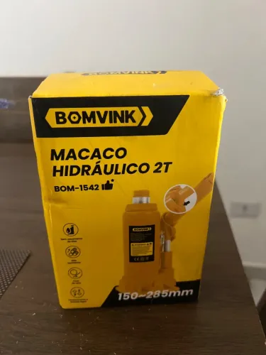 Macaco Hidráulico Tipo Garrafa, Pouquíssimo Usado